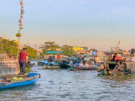 Kinh nghiệm khám phá chợ nổi Cái Răng trong tour du lịch miền Tây